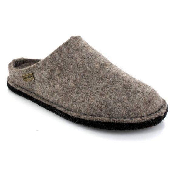 NEW Haflinger wool felt slippers with arch support Flair soft turf 39 beige - Picture 1 of 14